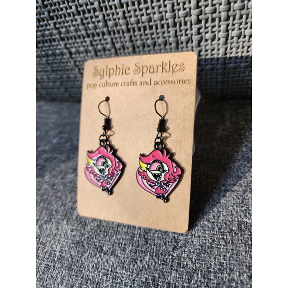 Hazbin Hotel Niffty Enamel Charm Earrings - Picture 2 of 2